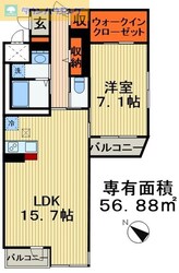 ユニバリールークスの物件間取画像